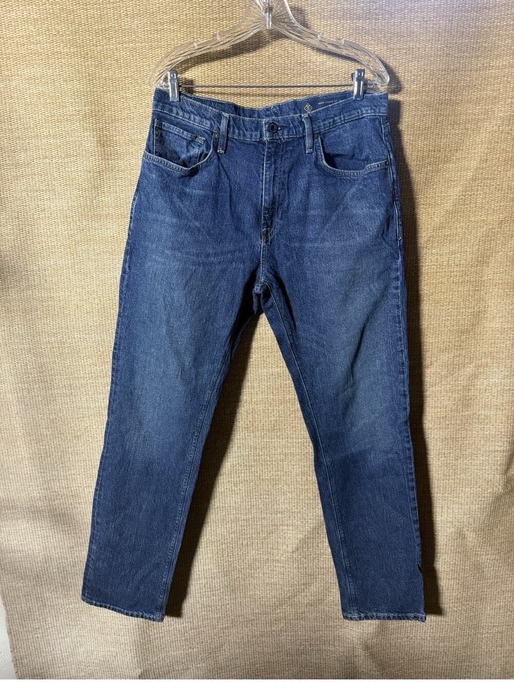 Roark Revival Jeans Mens Blue Hwy 128 Straight Fit 5 Pocket Pants Hemp 34x32
